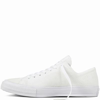 Converse Chuck Taylor All Star X Nike Flyknit Low Tops Mens - Red/White Shoes (385OXELM)